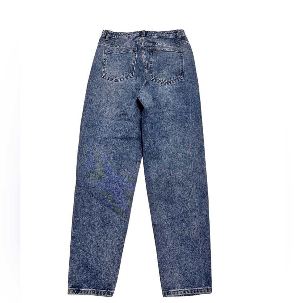 PrettyLittleThing Mom Jeans Distressed Size 6 - Picture 2 of 8